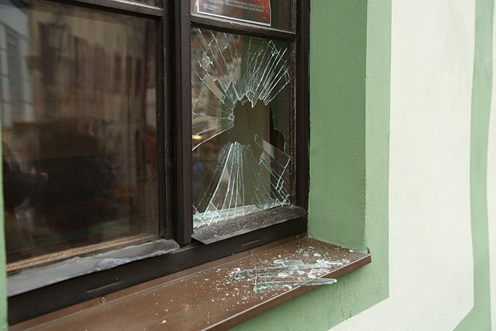 A2B Glass are able to board up broken windows while they are being repaired in Hanwell.